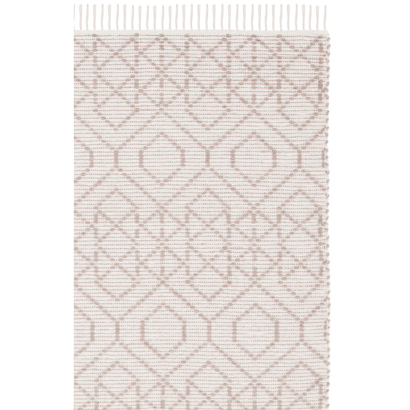 Montauk Hand Loomed Cotton Geometric Rug, Rectangle 4' x 6'