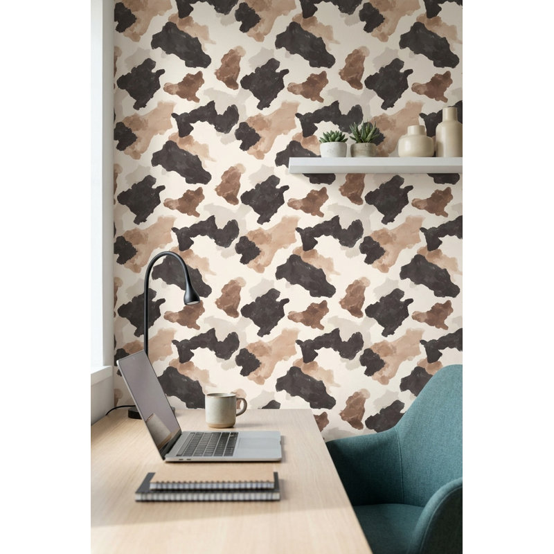 Papier peint camouflage abstrait moderne