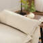 Causeuse confortable en chenille en forme de nuage pour les salons et les appartements modernes