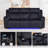 2 Piece Fabric Power Reclining Living Room Set With Charging And Speaker-211526015-211526014