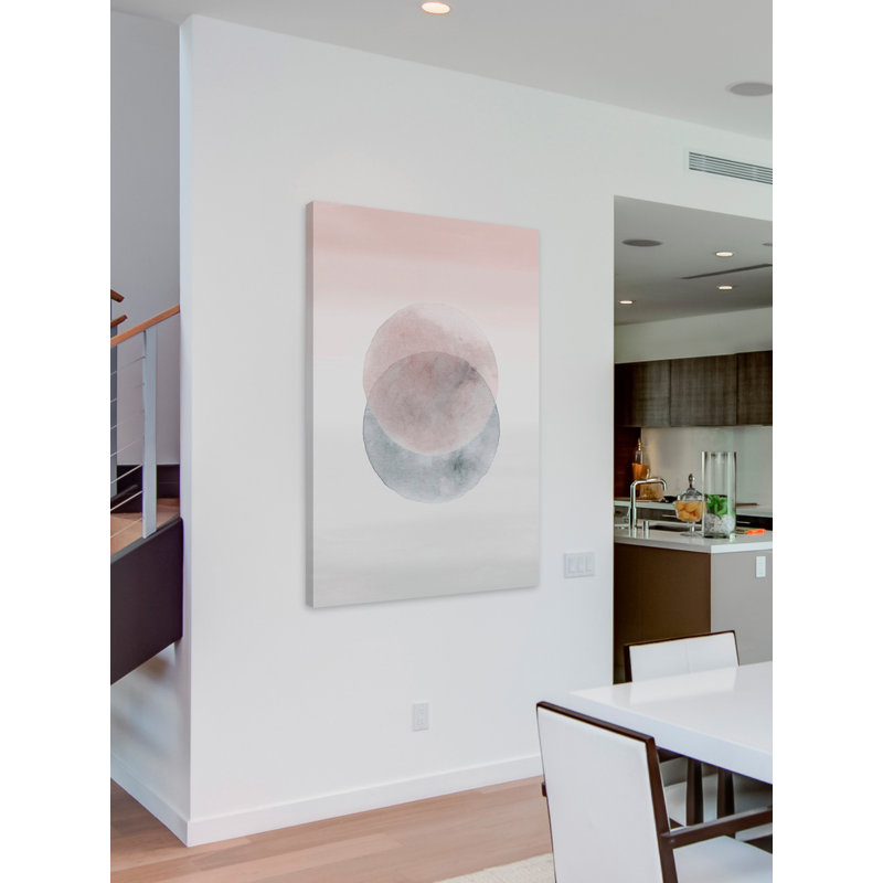 Waning Moons - Wrapped Canvas Painting, 38cm H x 25cm W x 3.81cm D