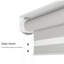 Accessoires pour pergola à persiennes avec abat-jour à roulettes blanc et intimité-101461096