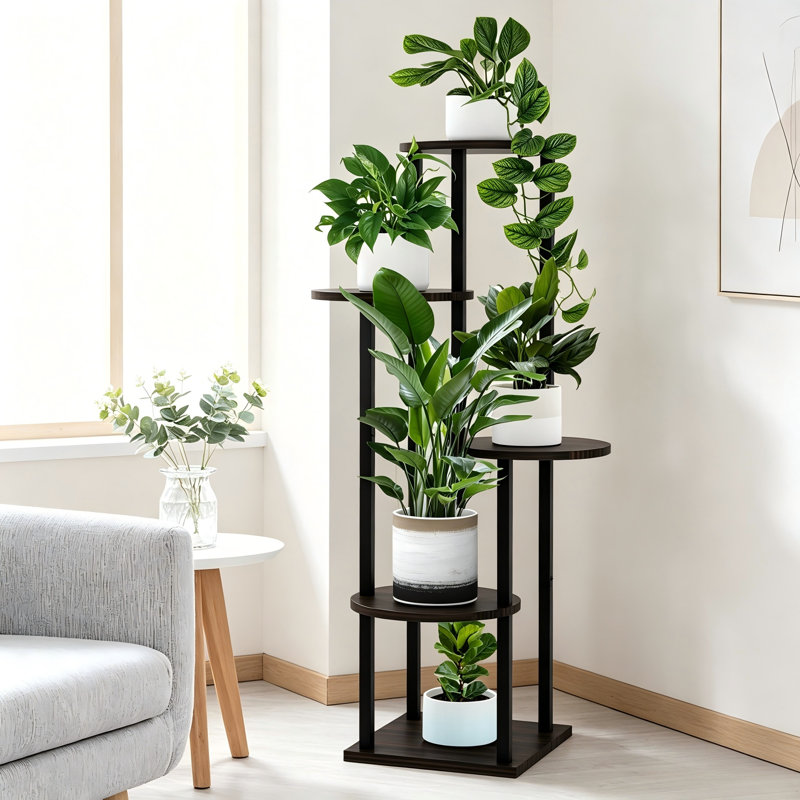 Support pour plante à 5 niveaux, Black