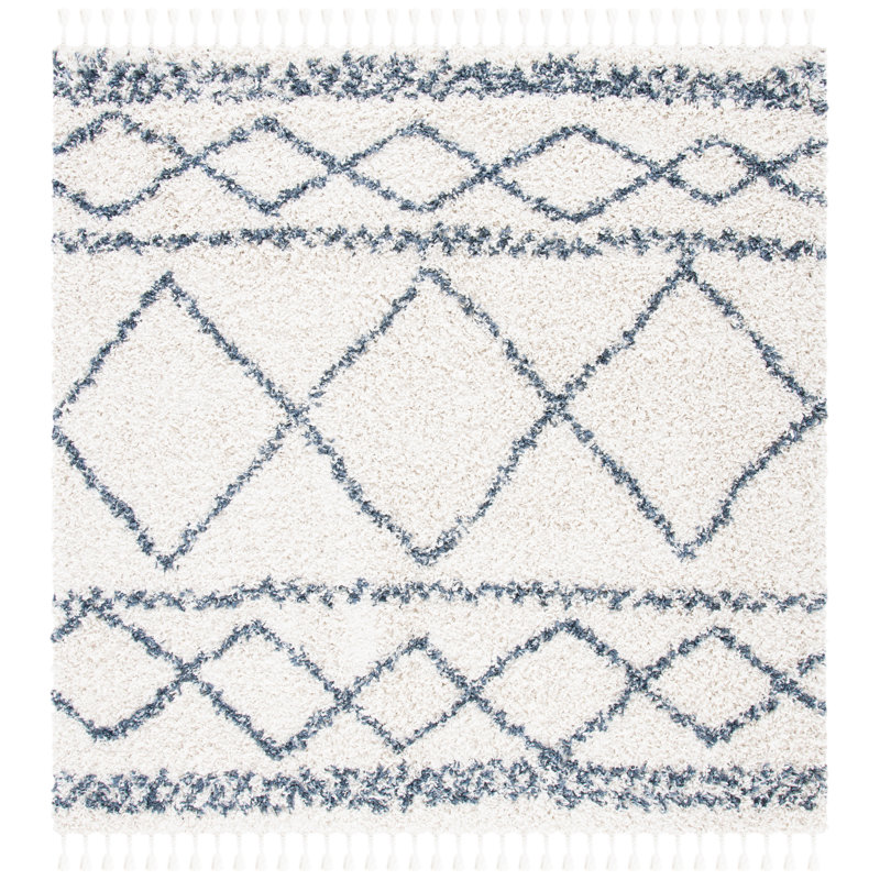 Gillen Pro Lux Shag 400 Performance Southwestern Rug, Square 6'7"