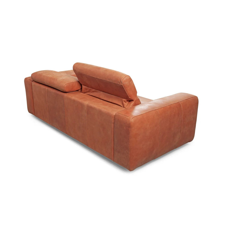 Aitlin, Cuir véritable orange