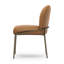 Chaise d'appoint rembourrée en cuir Laina-133985170