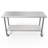 60'' W Stainless Steel Top Height-Adjustable Workbench with Wheels