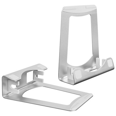 Mount-It! Vertical Laptop Stand - Aluminum Vertical Laptop Holder | 2 In 1 Laptop Riser For Desk | Vertical Macbook Stand For Macbook Air, Macbook Pro