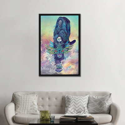 Spectral Cat par Mat Miller - impression sur toile
