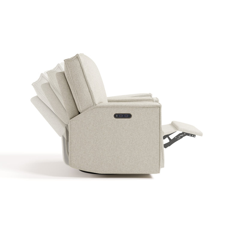 Fauteuil inclinable et pivotant Texas Nursery, Dune Basketweave