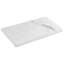 Classico Carrara 6" x 3" Matte Ceramic Bullnose Tile Trim in White/Gray