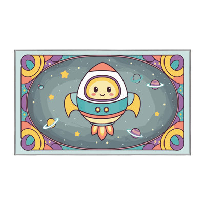 Tapis pour enfants astronautes Areonna