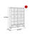 American retro style solid wood bookcase