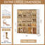  Armoire de rangement pliable à 5 niveaux pour chaussures pour vestibule, grand range-chaussures pliable avec portes magnétiques-1154824973