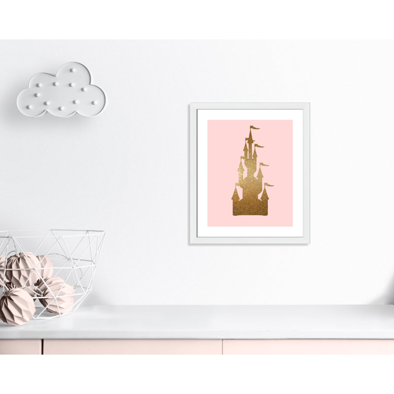 Fairytale 1, impression sur papier, H 26,5 po x l 22,5 po x P 0,63 po, Cadre blanc