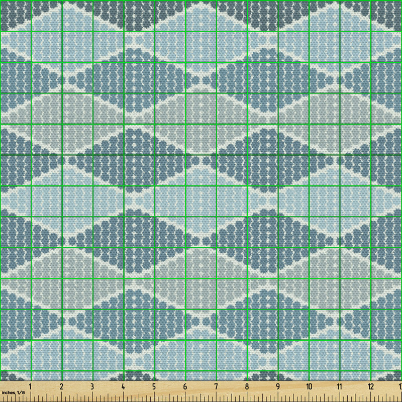Chantia Rhombuses Symmetric and Horizontal Multi-Purpose Fabric