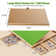 1500-pieces Puzzle Board with Hard Cover 26"x 35" Puzzle Table with 8 Lockable Sorting Drawers