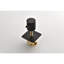 Valve de contrôle de volume de douche 3/4 po. Poignée en laiton réglable. Rouille. Noir mat. Installation et montage. 3,45 po x 2,14 po, corrosion de la poignée 1,82 lb et rouille. Installation indolore. 3,45 po x 2,14 po,