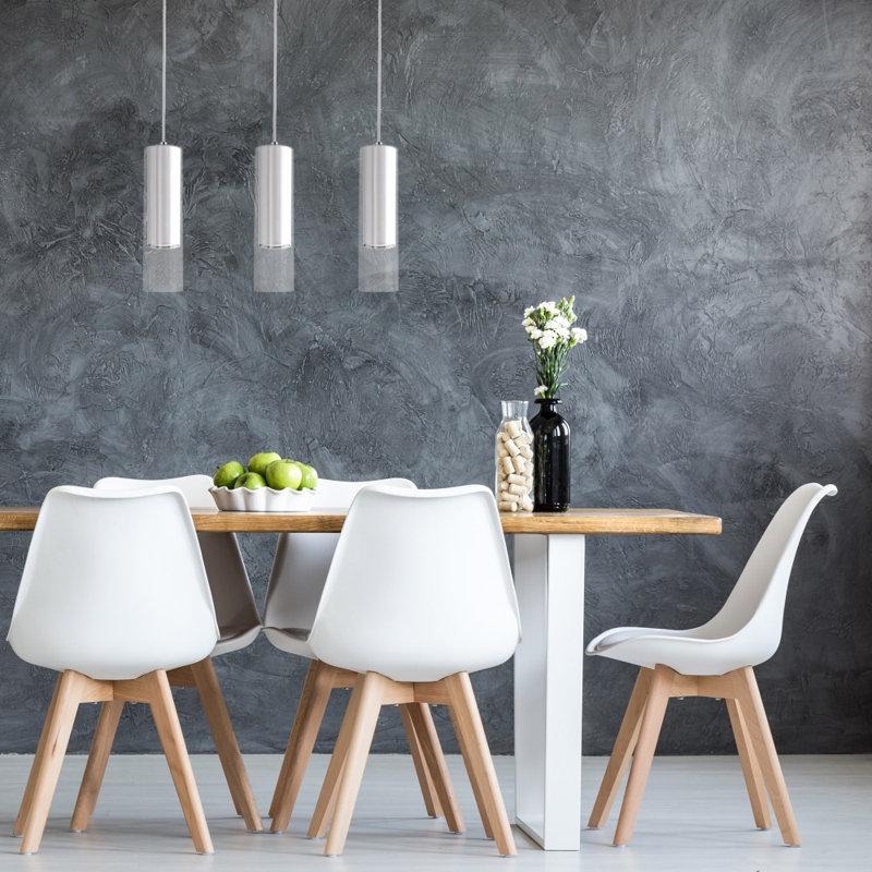 3 - Light Cylinder Pendant, White