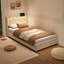 Upholstered Velvet Lift Up Storage Bed-1645596593