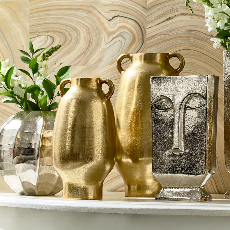 Set Of 2 Marrakech Golden Vase
