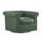 Green Faux Leather