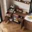 Armoire de réfrigérateur avec rangement pour le vin, armoire de cuisine cannelée avec tablettes réglables, mini armoire de réfrigérateur avec rangement pour le vin-1999965515