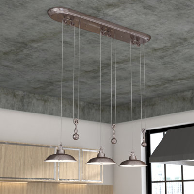 Pulley 3 - Light Kitchen Island Pendant