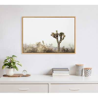 Joshua Tree Landscape by Saint and Sailor Studios Framed Canvas Wall Art Print