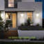 Luminaire mural d'extérieur à DEL - Applique murale moderne en nickel brossé - Réglable 15 W 3000 K 4000 K 5000 K - Éclairage extérieur à intensité variable - Porte d'entrée et lampe de patio