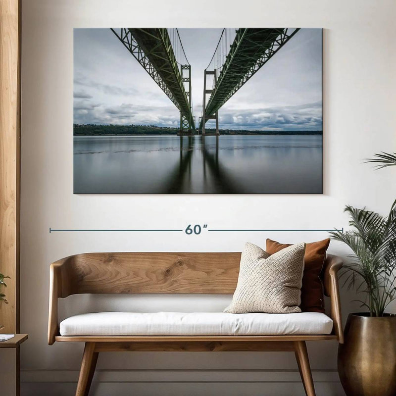 Lilie Under Tacoma Narrows Bridge, 34" H x 51" W
