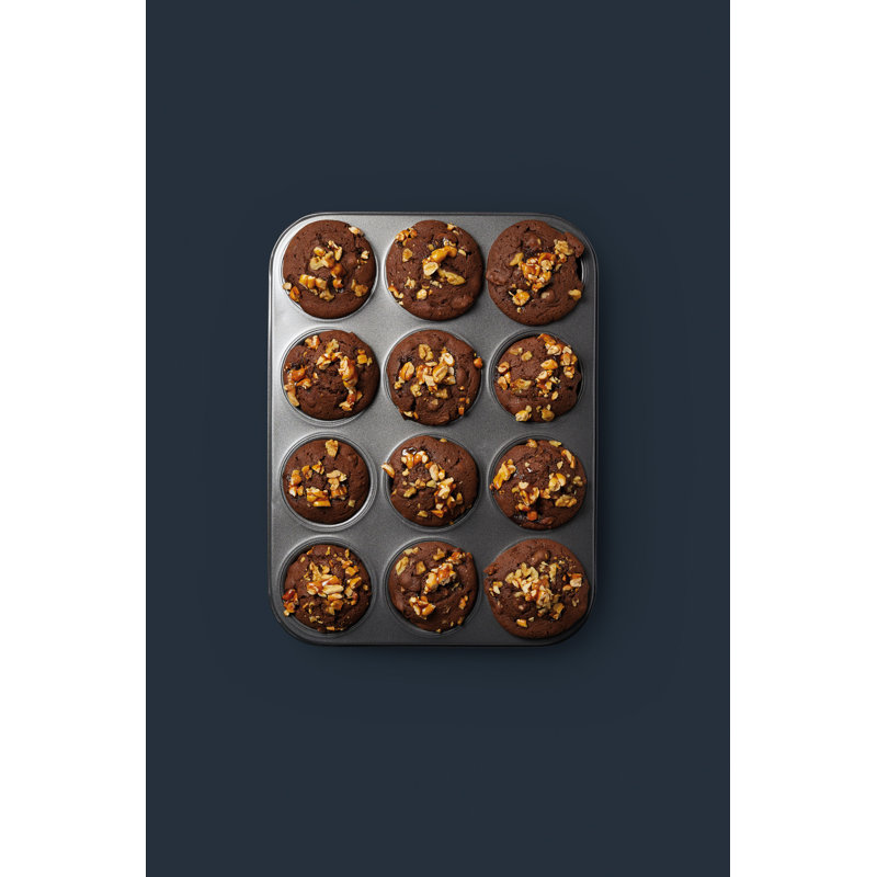 MasterClass Non-Stick 12 Hole Deep Baking Pan