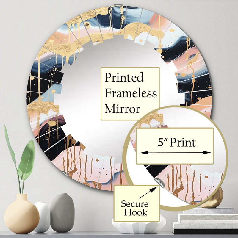 Miroir mural Bougner, 24 po x 24 po