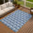 Machine Washable Indoor/Outdoor Chantille ACN2379 Geometric Rug-144263433