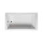 Driftwood 72" x 36" Alcove/Tile In Soaking Acrylic Bathtub-60882641-60923071
