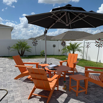 Roshea Cantilever Umbrella With Wheels Base