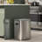 Steel Step On Multi-Compartment Rubbish & Recycling Bin - 40L-52101724