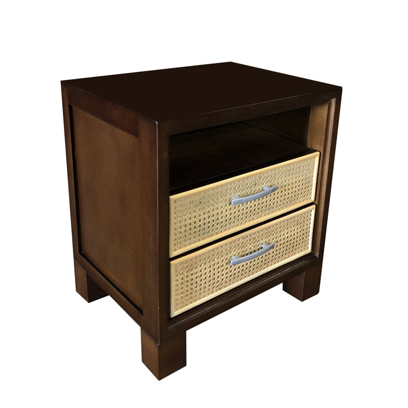 Table de chevet 2 tiroirs Amada