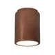 Sumatra Single Light Ceramic Flush Mount