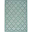 Tapis intérieur / extérieur bleu turquoise / bleu sarcelle Adianey-1423851750