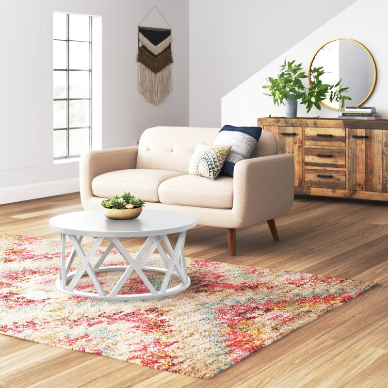 Table basse Charette, Blanc