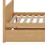 Lit superposé en bois peu encombrant au design gigogne et convertible-832703871