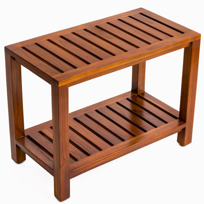 Banc de douche en teck Daigan