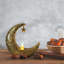 2 pièces mini-lumière de lune Ramadan pour les décorations du Ramadan, lampe Mini Eid noire pour décoration de table Ramadan, décoration Eid Ramadan