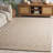 Melindasue Hand Tufted Wool/Cotton Geometric Rug in Gold/Ivory-1943668021