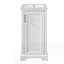 Meuble-lavabo de 16 po avec lavabo en céramique