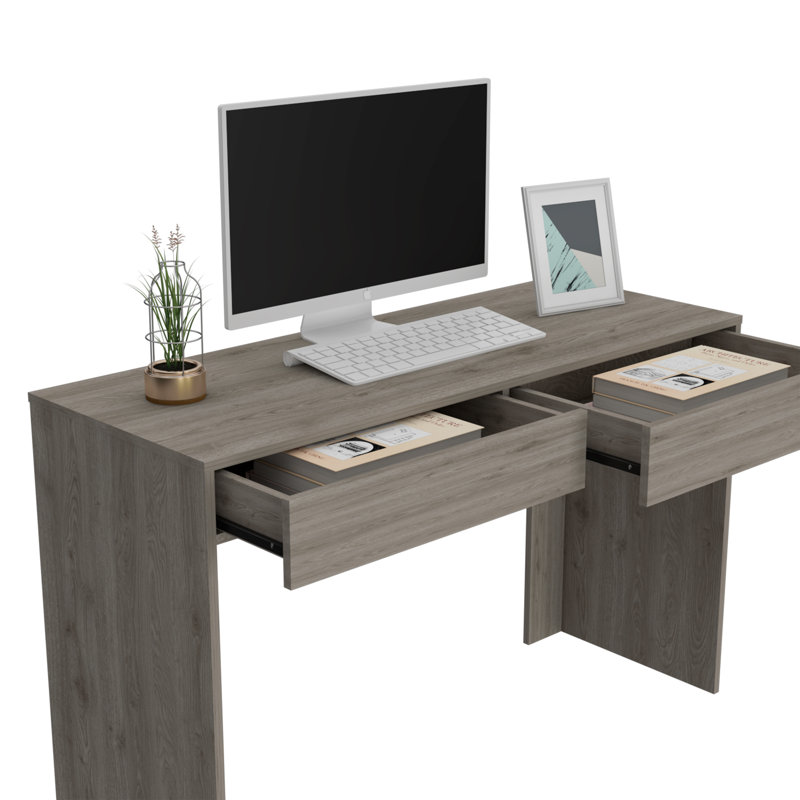 Tampa 47" Wide Computer Desk, Ash Grey