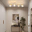 White 4-Light Iron Ceiling Spotlight