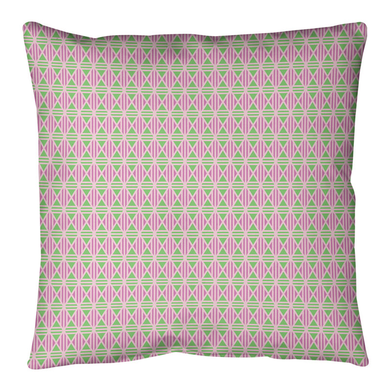 Coussin de sol Katelyn Elizabeth, 36 po x 36 po, Rose et pastel