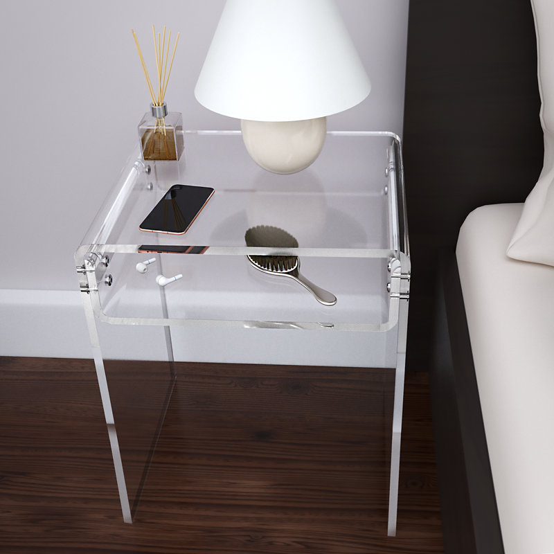 18'' W Acrylic Nightstand